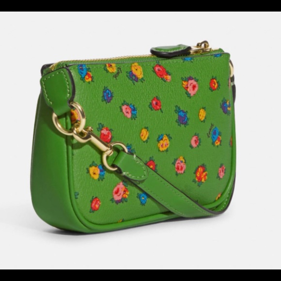 COPY - Coach Green Apple Floral Handbag NWT - Picture 2 of 5